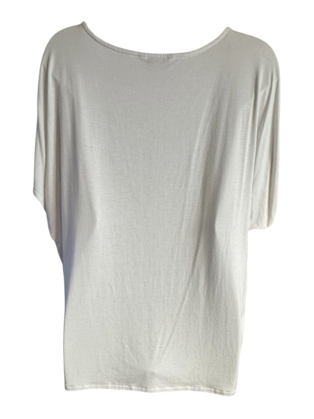 Calvin Klein White Top with Gray Speckle Print LARGE #2 - Picture 5 of 6